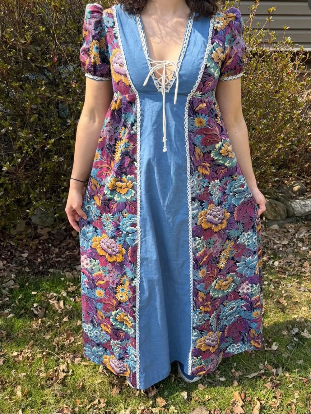 Rare Black Label Tapestry Gunne Sax